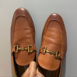 Steve Madden Debinair Loafer shoes Tan color Sz 13